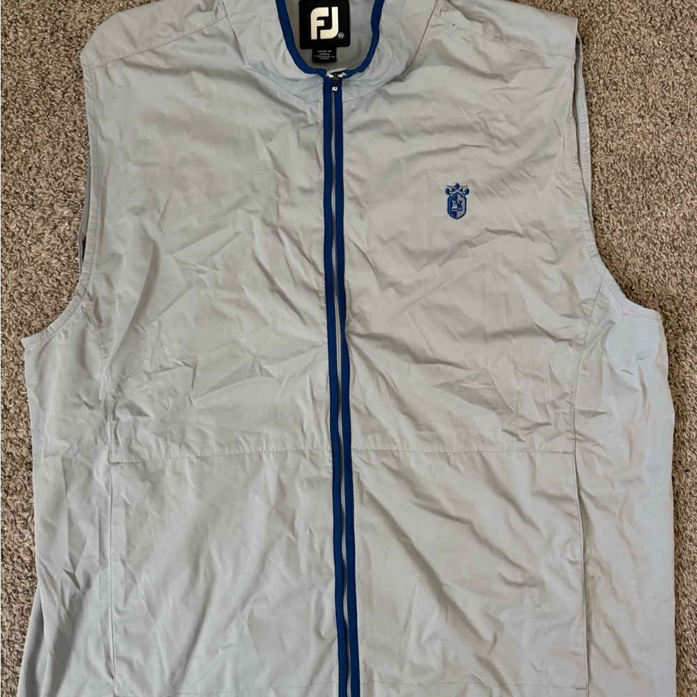 FJ Men's Gray drift vest